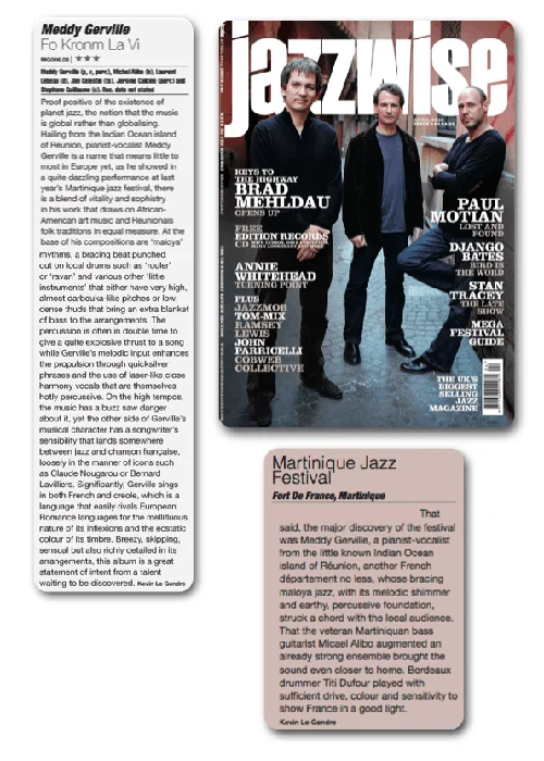Jazzwise & Martinique Jazz Festival