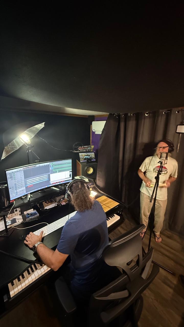 Danyél Waro et Meddy Gerville au Studio La Kaz