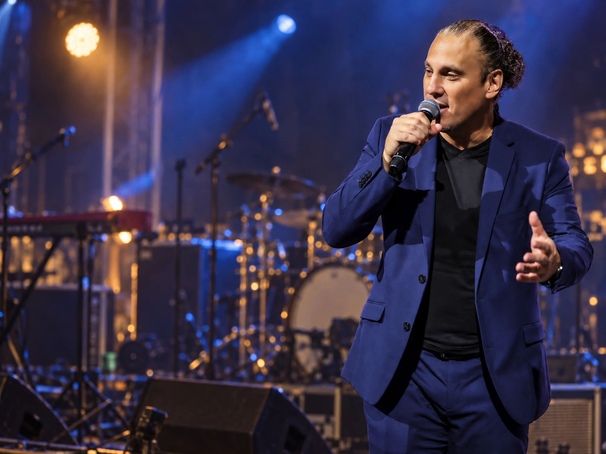 Meddy Gerville sur scène
