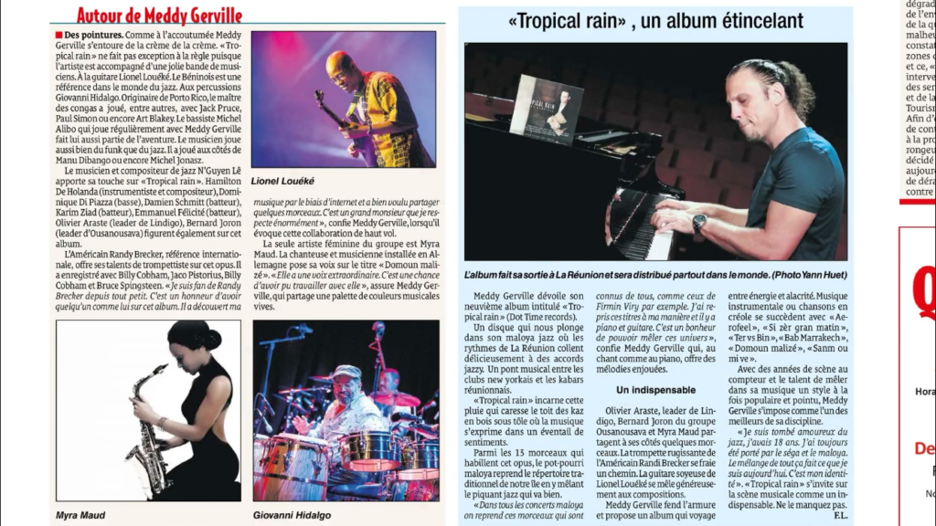 Tropical Rain – Un album étincelant