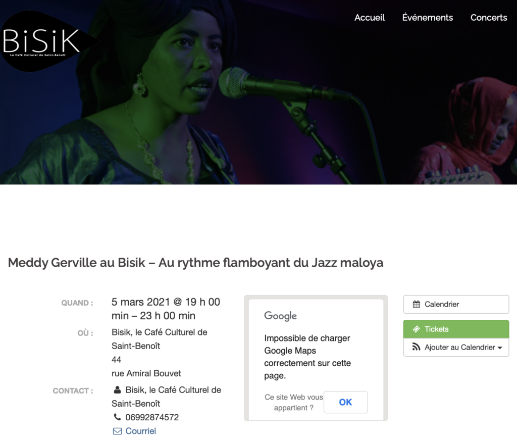 Meddy Gerville at Bisik – Reunion Island