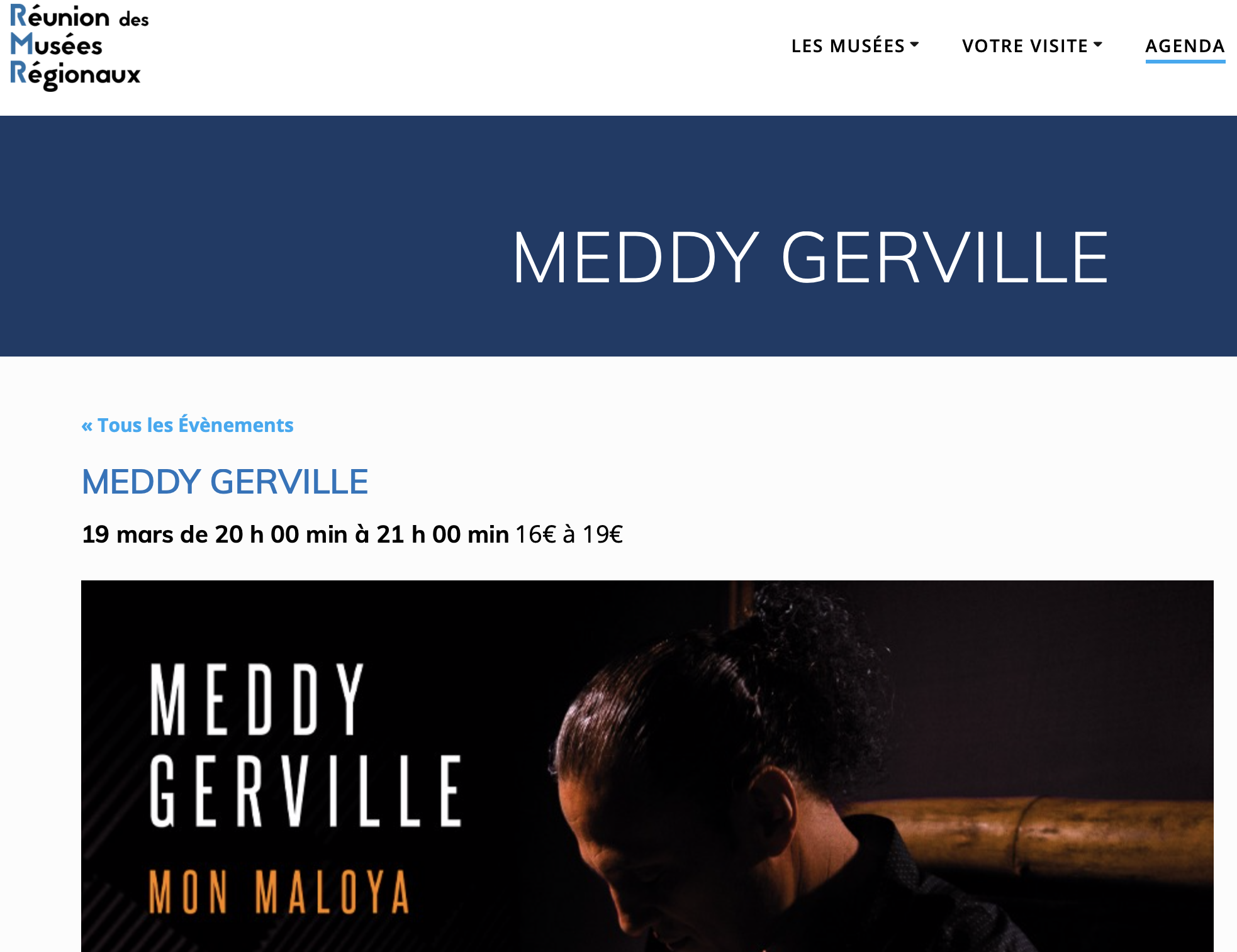 Meddy Gerville à Stella Matutina – Réunion